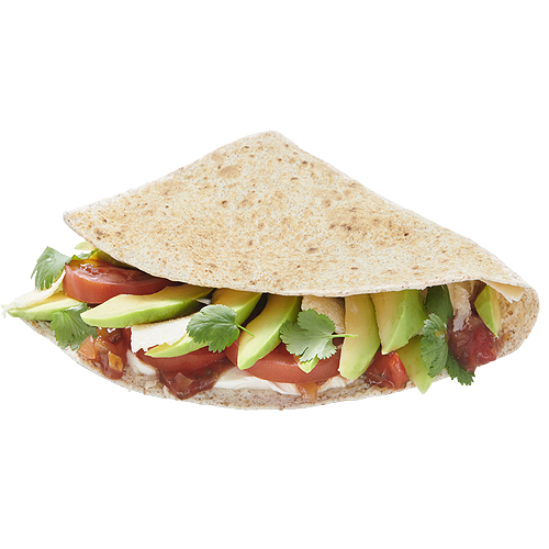 Creamy Koriander Avocado Flatbread