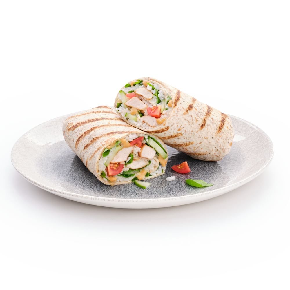 Hot Chicken Teriyaki Wrap