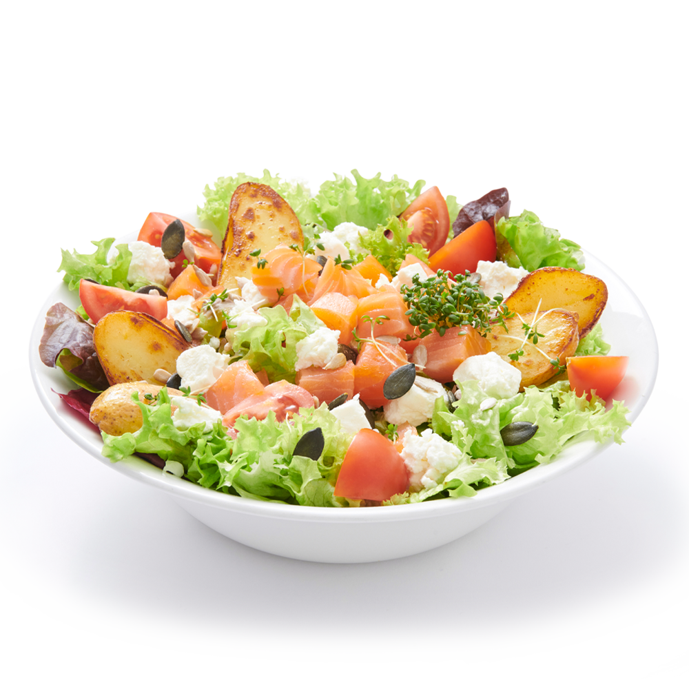 Salmon Spring Salad