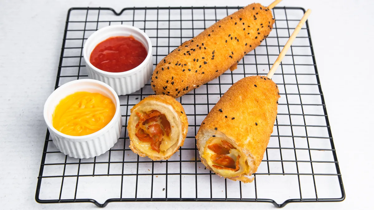 Pepperoni Corn Dog