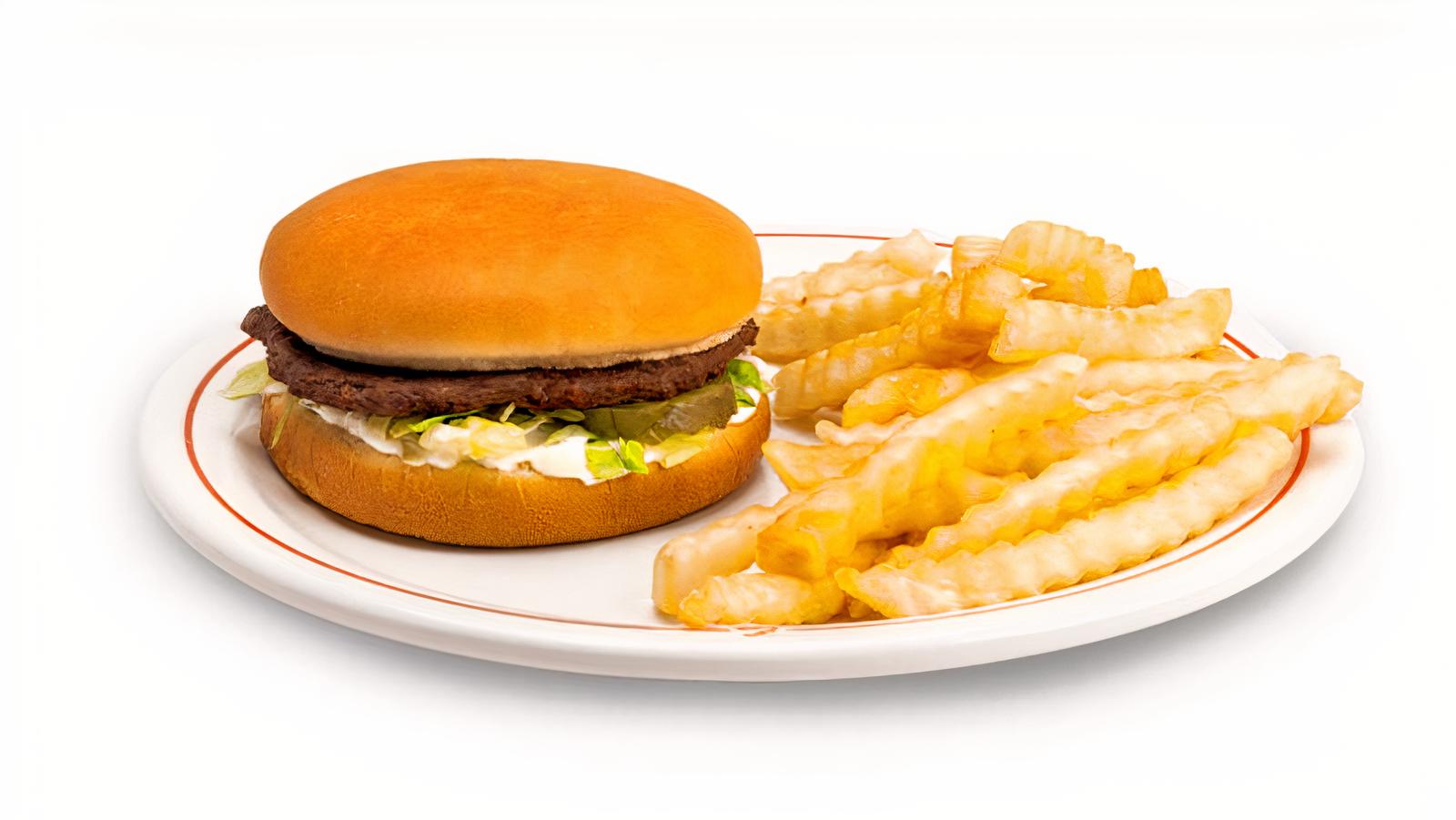 Kids Cheeseburger and Chips