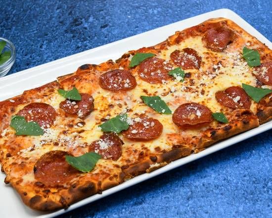 Roasted Tomato and Pepperoni Flatbread