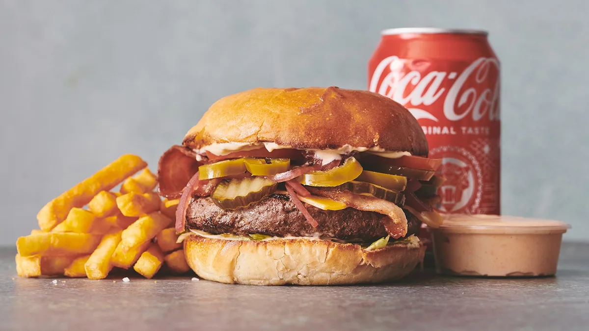 Tex Mex burger menu