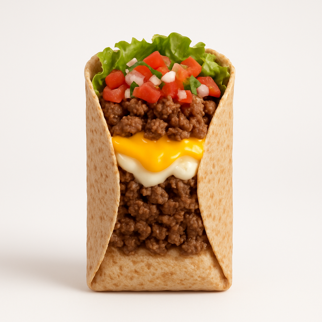 Burrito de Blend de Carne/integral