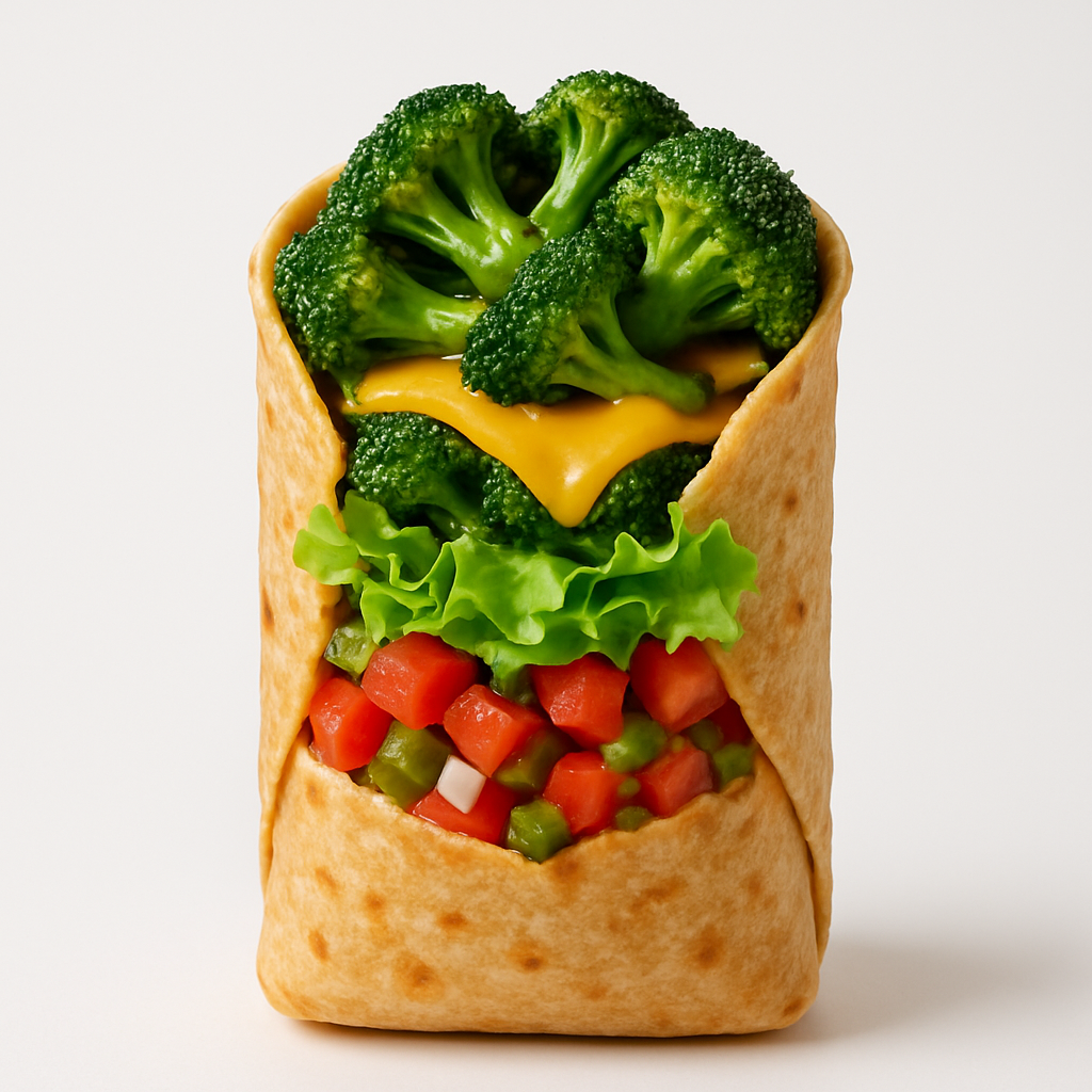 Burrito de Brocolis (Novidade Nao Fique de Fora Dessa...)