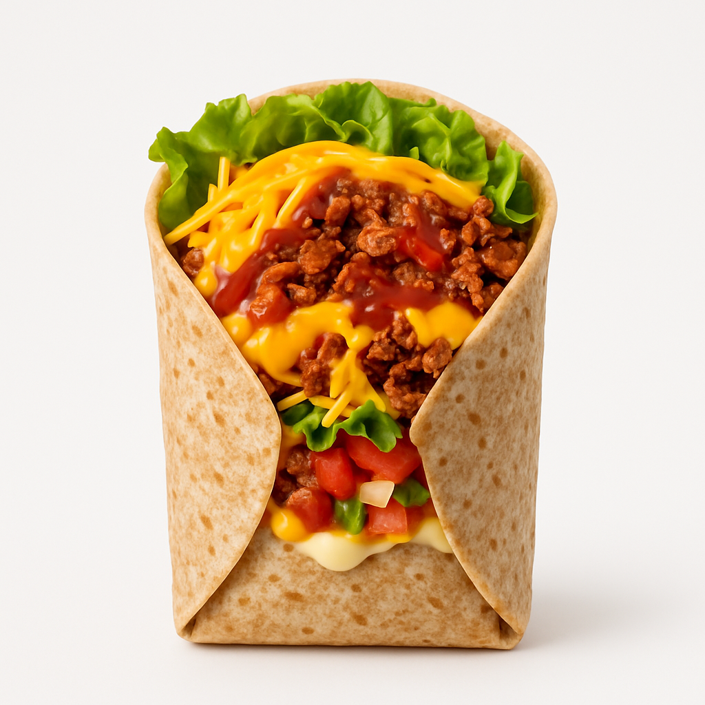Burrito de Carne Seca\ Tortilha Integral