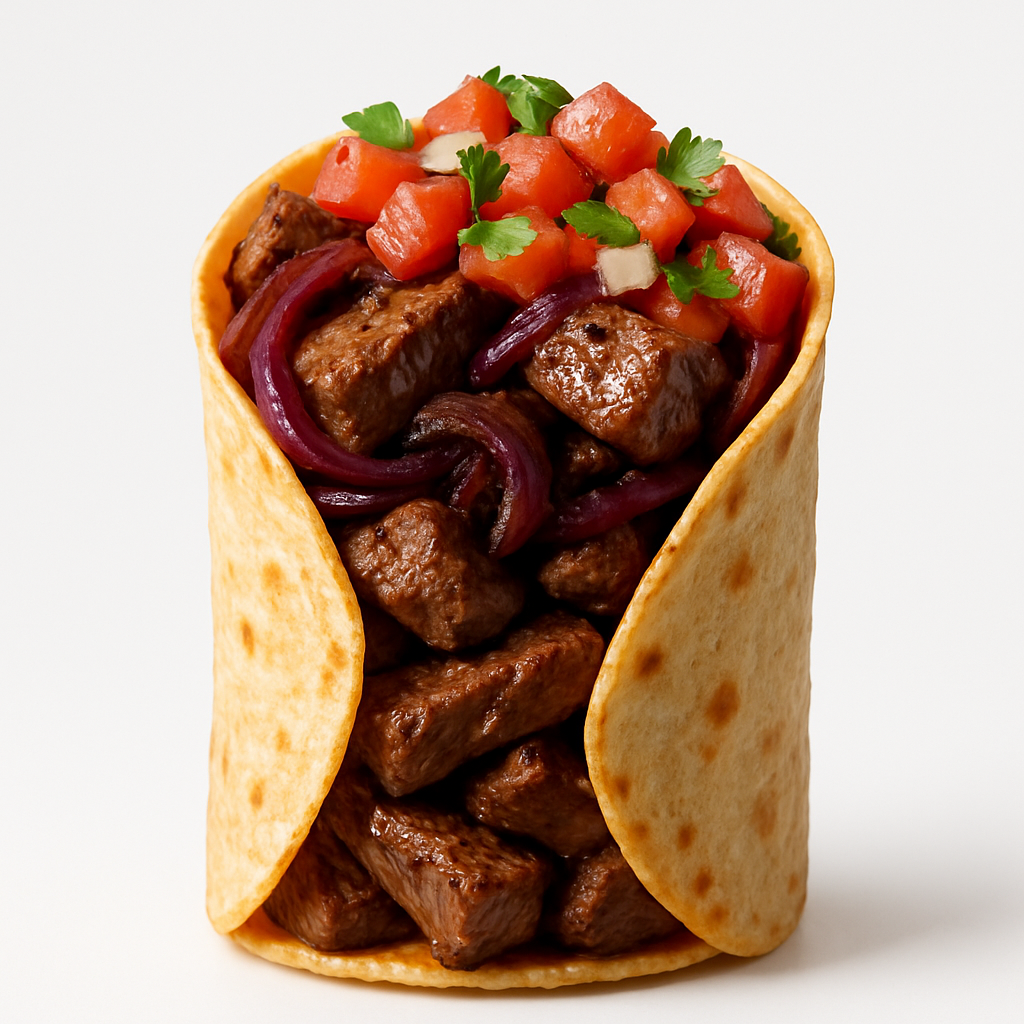 Burrito Tiras de Filé Mignon