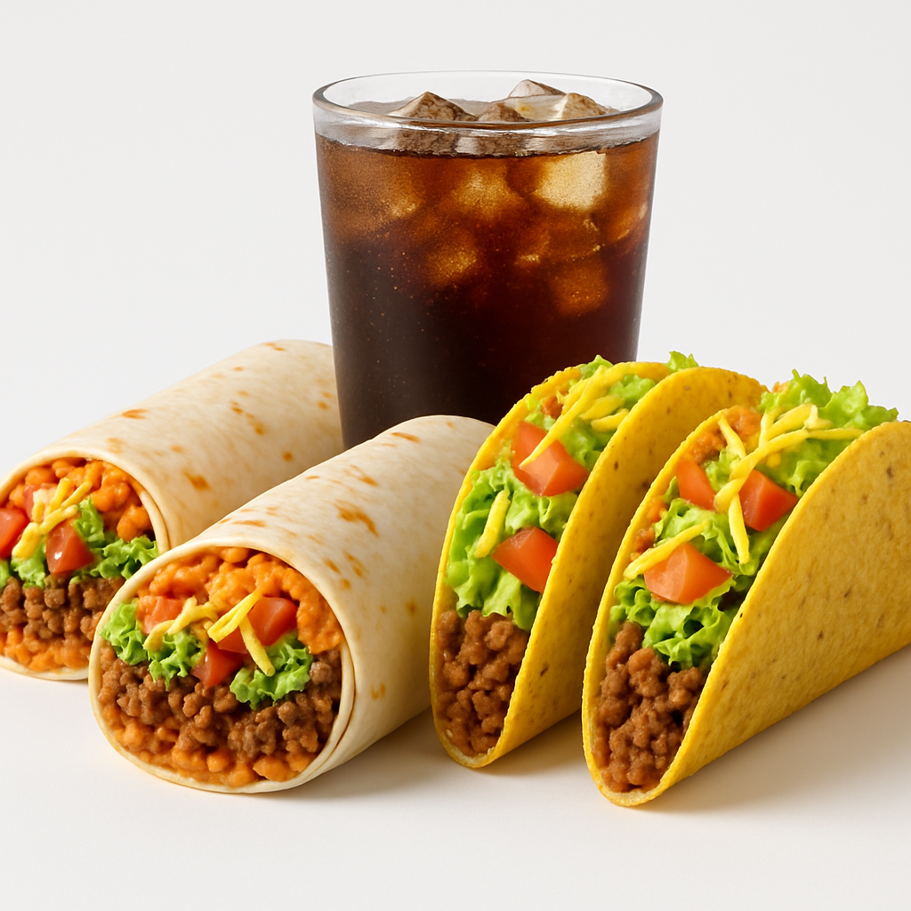 Combo 2 Burrito 2 Taco 1 Bebida