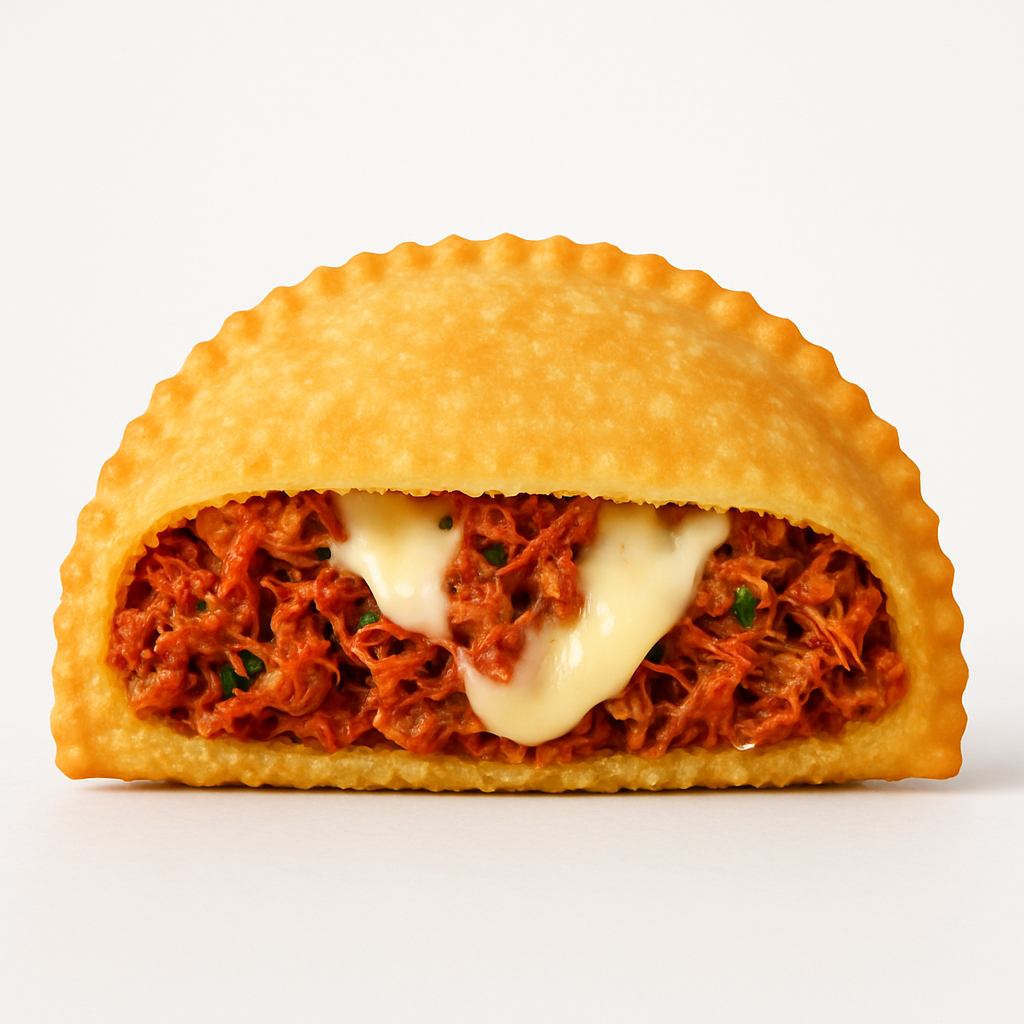 Pastel Carne Seca e Mussarela
