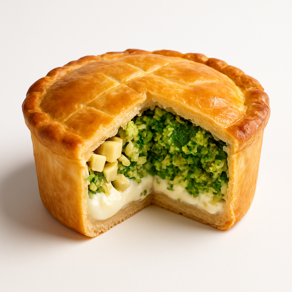 Pastel Catupiry/palmito/brocolis