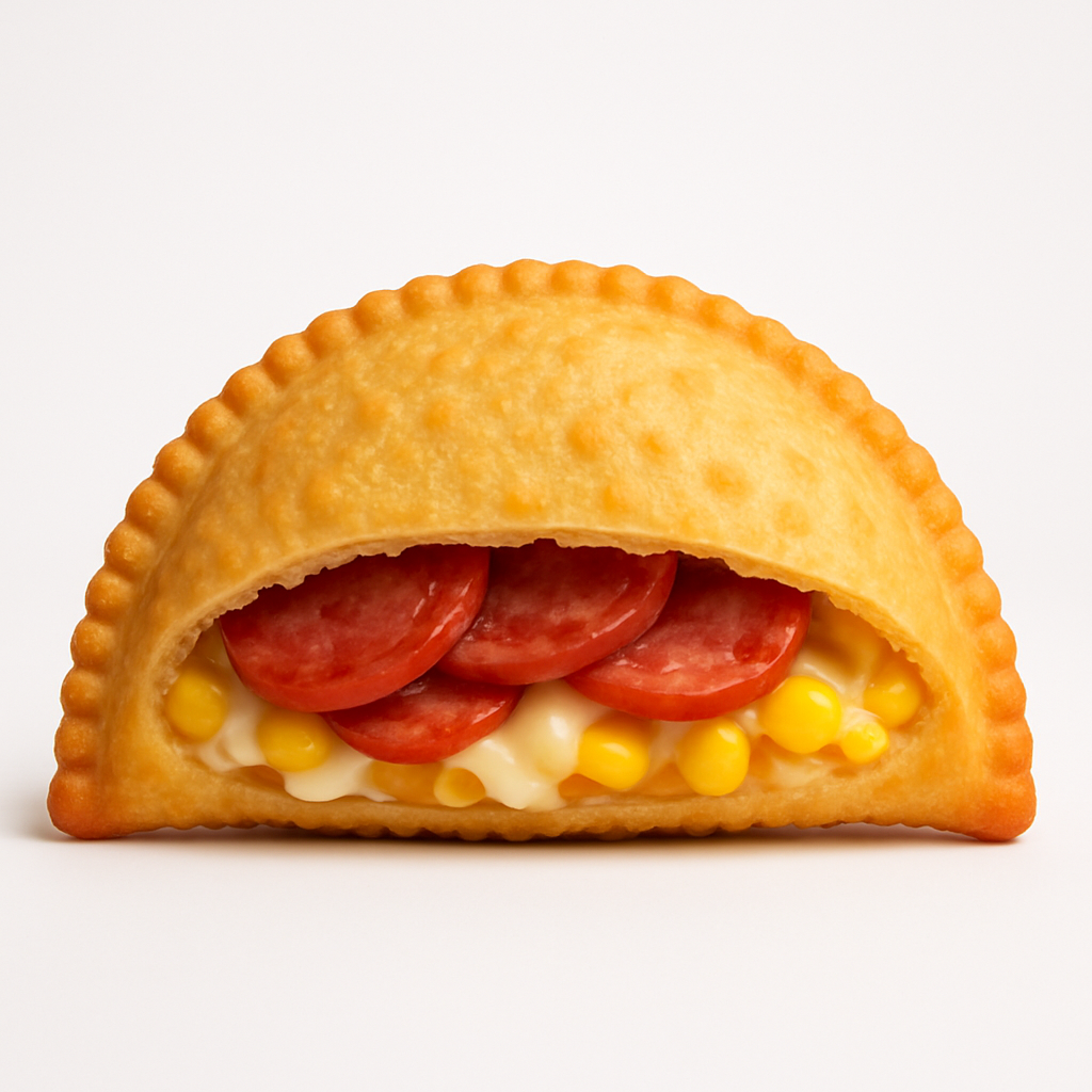 Pastel Queijo /Calbresa/milho