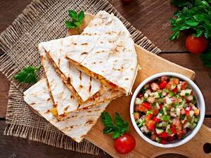 Quesadilha de Bauru