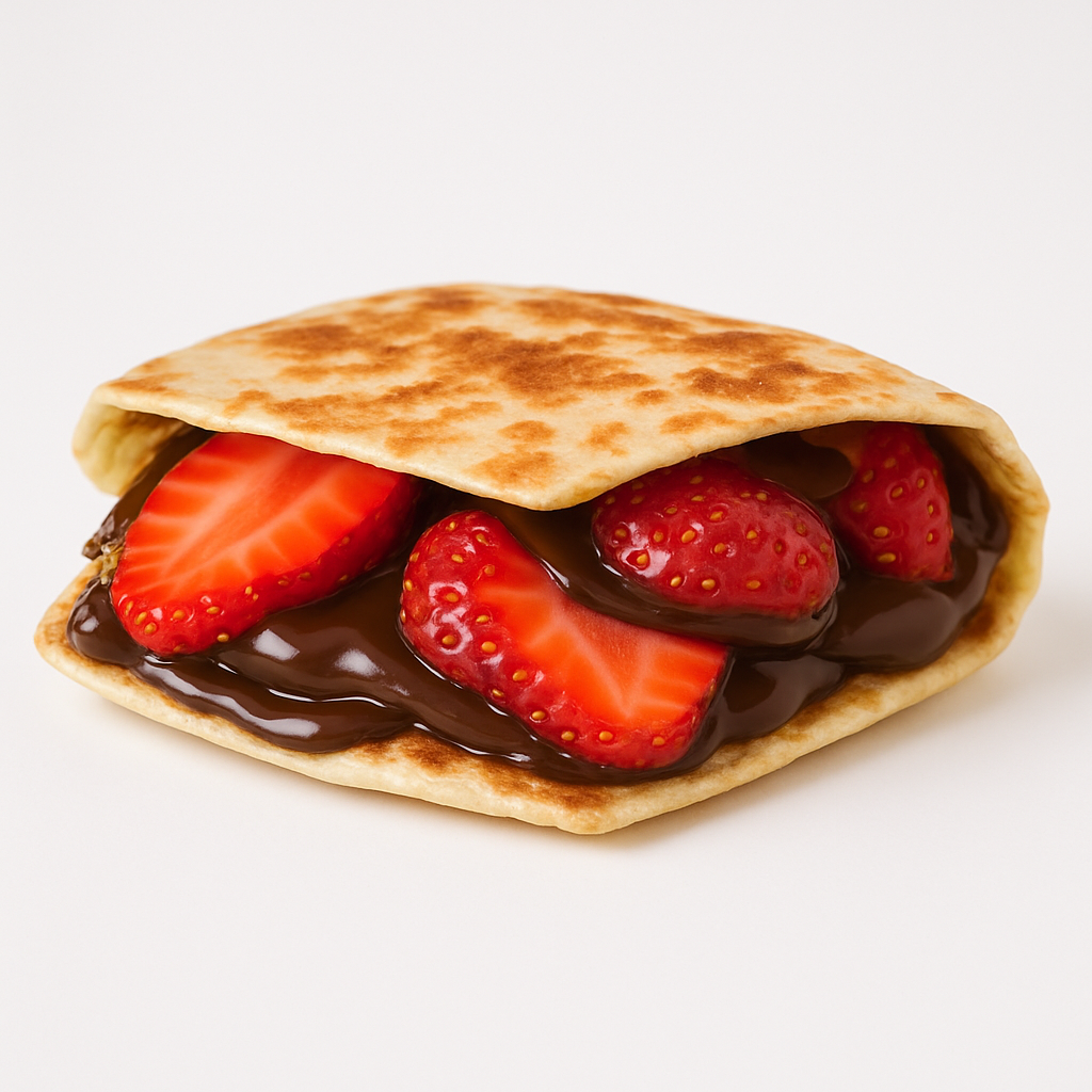 Quesadilla Morango/chocolate