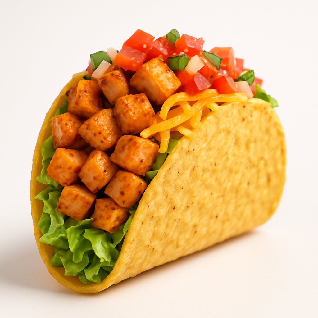 Taco de Frango Em Cubos !!!