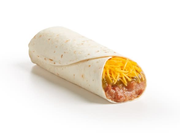 Bean and Cheese Green Burrito