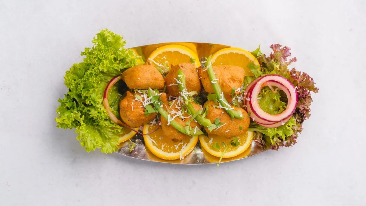 Papad Chicken Pakoras