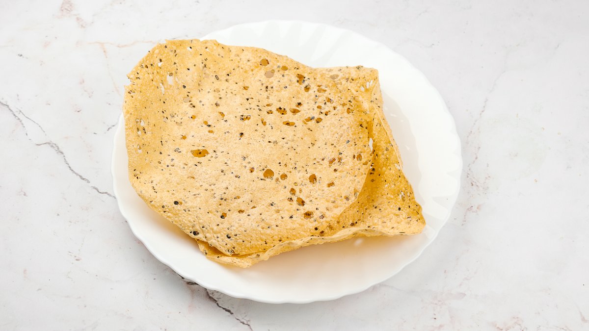 Plain papadum