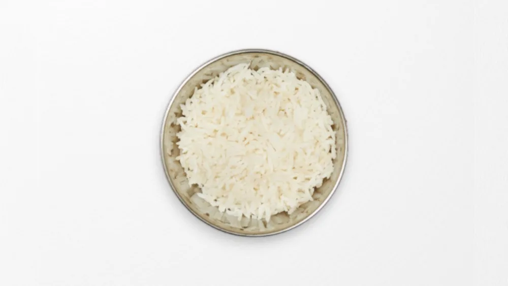 Steamed white rice