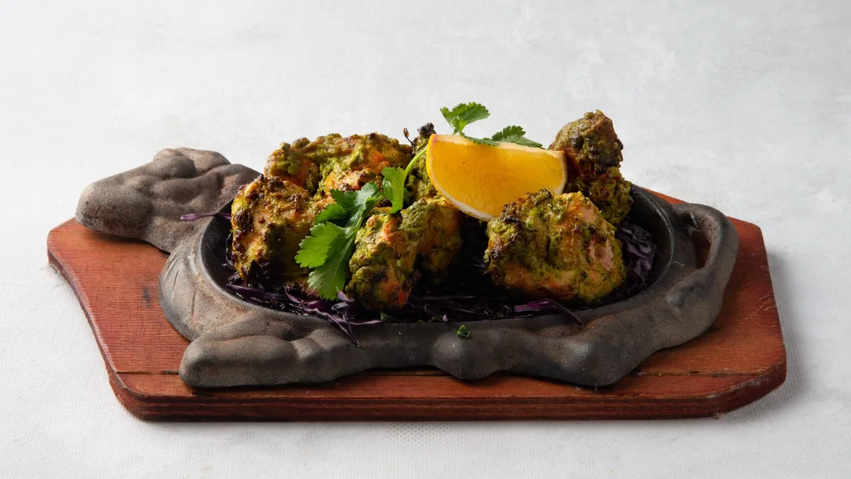 Hariyali chicken tikka