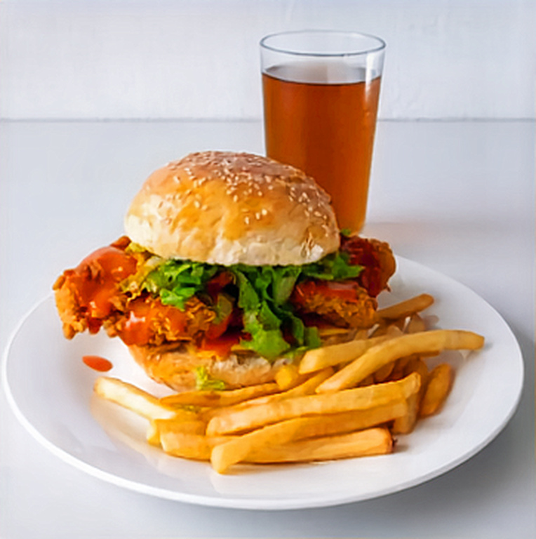 Combo Hamburguesa Búfalo