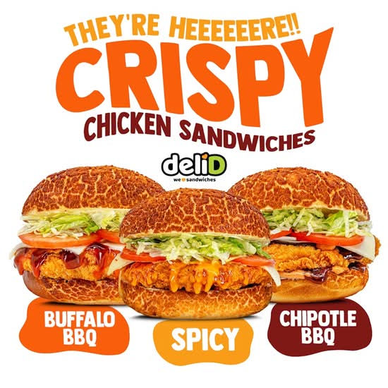(H) Chipotle and BBQ Crispy Chicken Sandwich