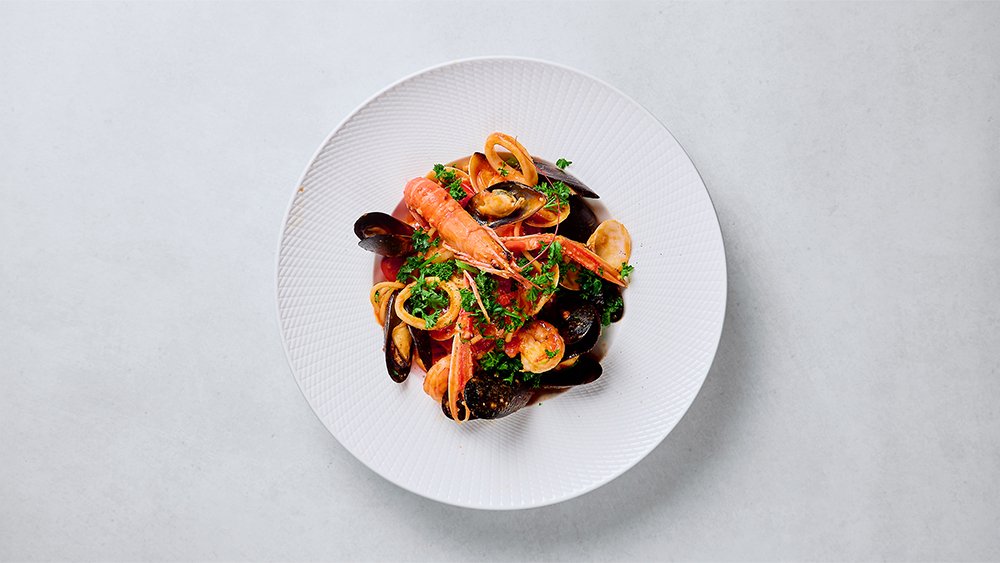 Fettucine Al Frutti Di Mare