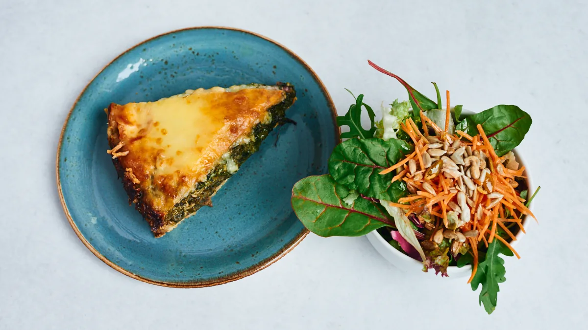 Spinach Feta Quiche