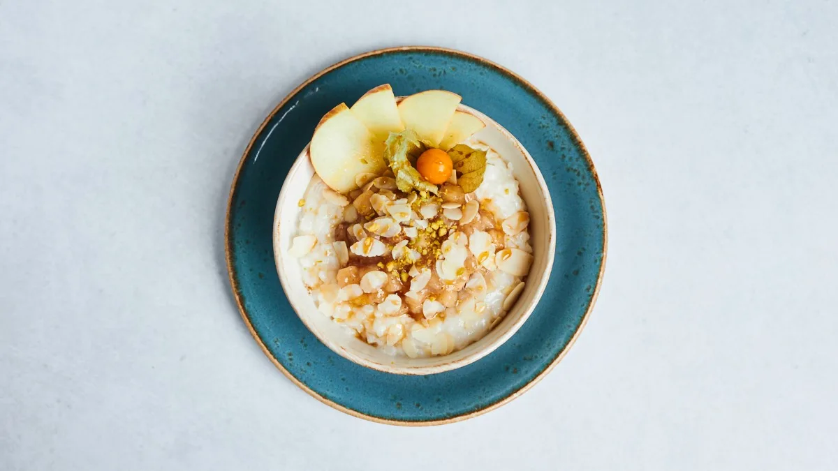 Warm Coconut Rice Pudding