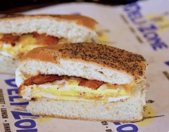 Bacon, Eggs and Cheese Breakfast Sandwich