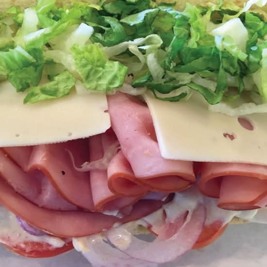 Ham and Swiss Sandwich (Medium)