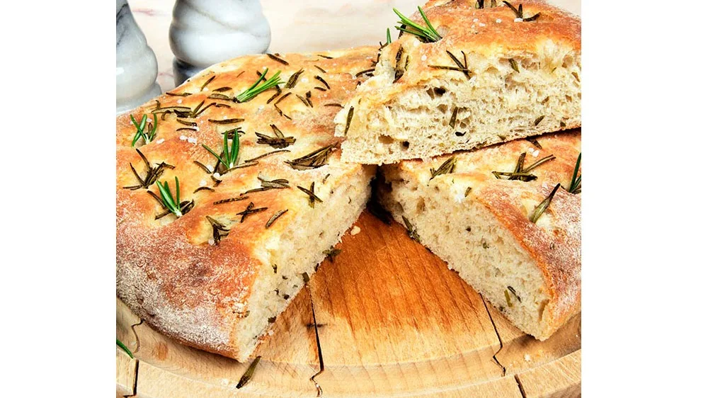 Focaccia brød (3-4 pers.)