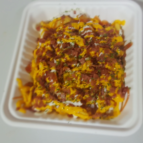 Papas con Tocineta