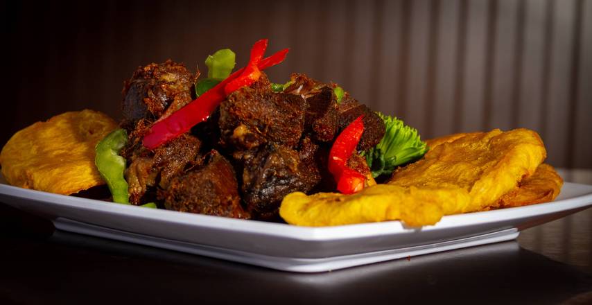 Fried Goat Simple