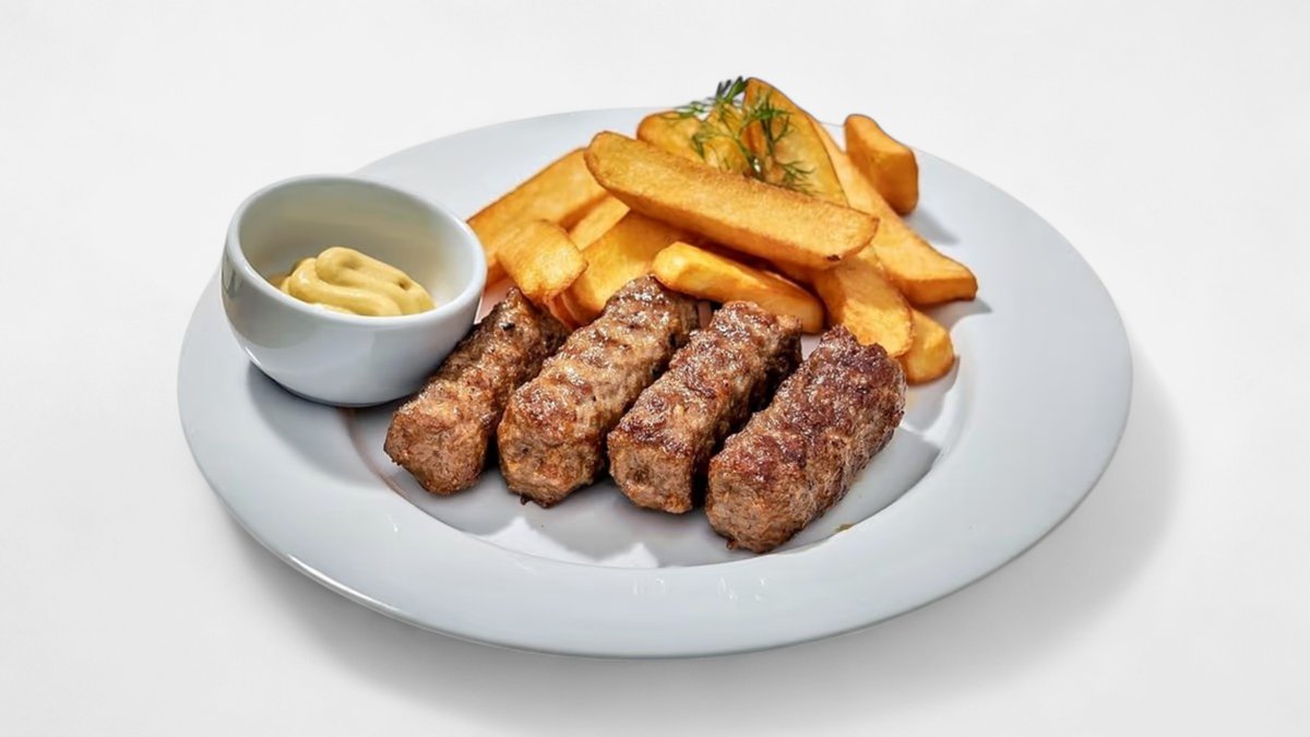 4 mici cu garnitură + Băutură opțională