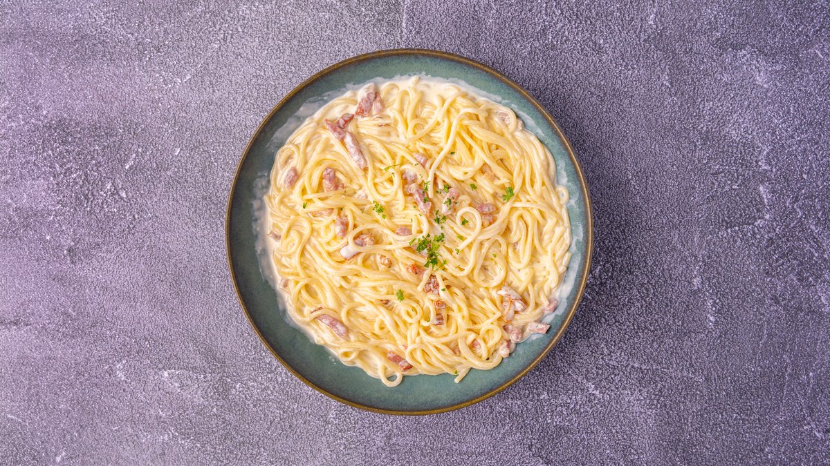 67. Spaghetti carbonara