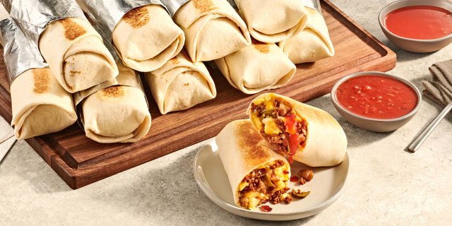 Fiery Breakfast Burrito