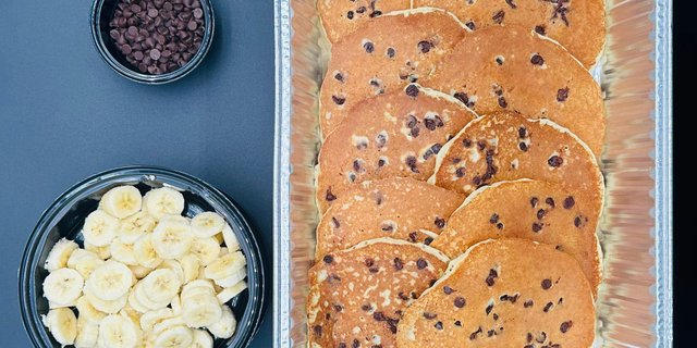 Stack of Choconana Pancakes Pack