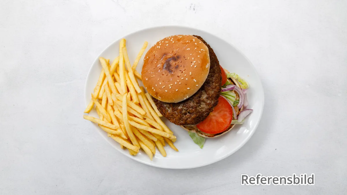 Hamburgartallrik - 150 g