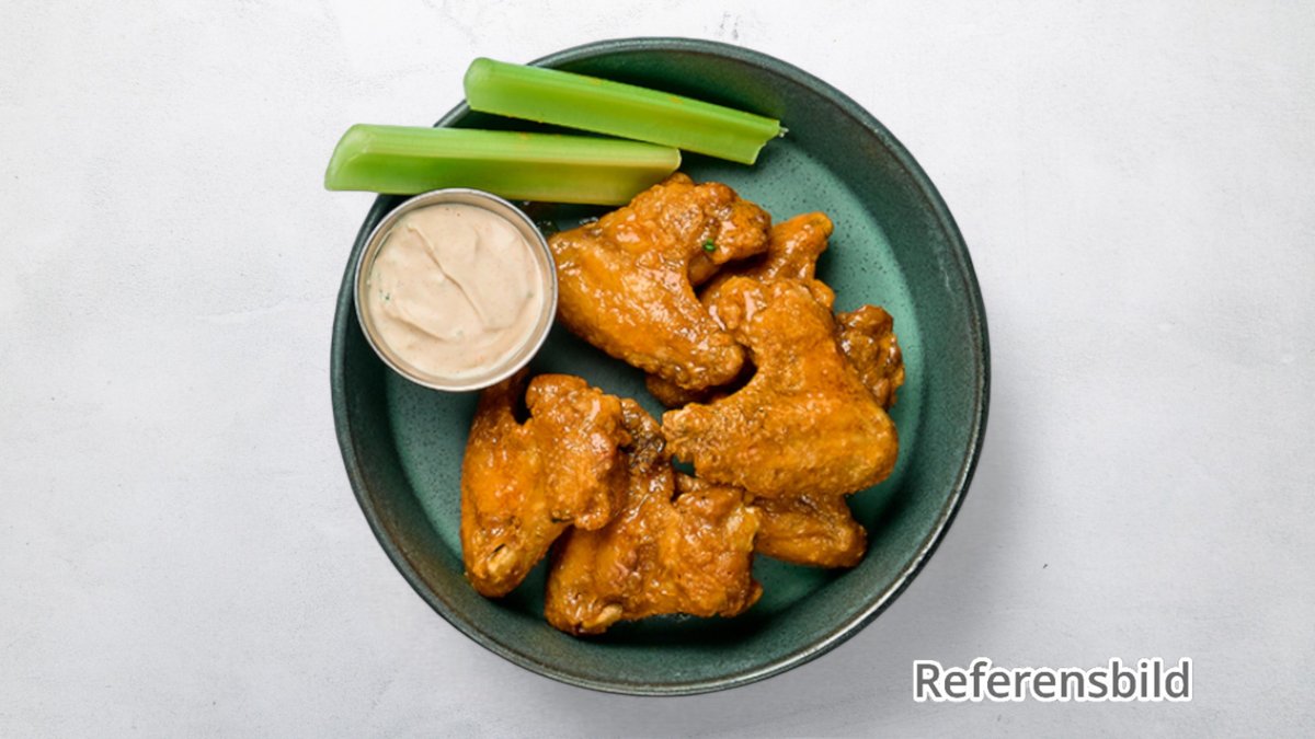 Hot Buffalo Wings - 6 st