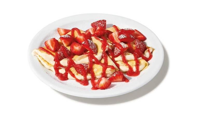 Strawberry Vanilla Crepes