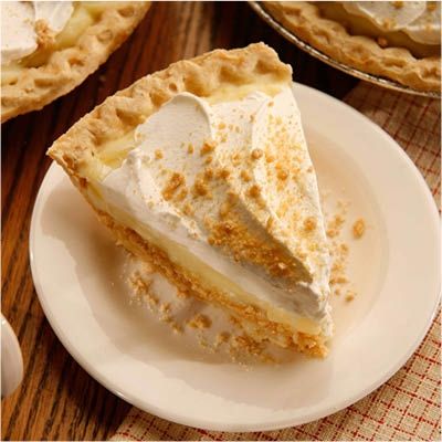 Peanut Butter Cream Pie-Slice