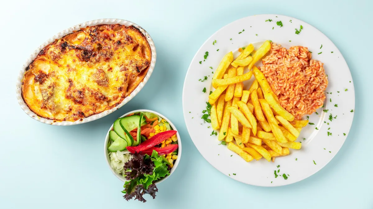 2 Schweinesteak überbacken