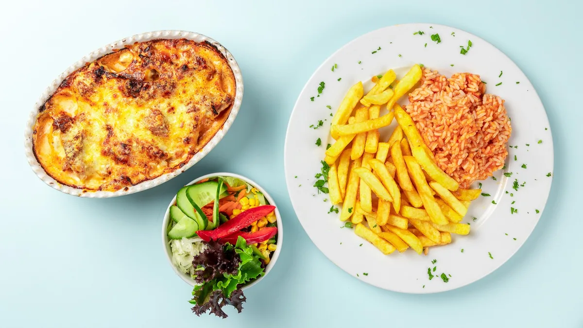 Gyros überbacken