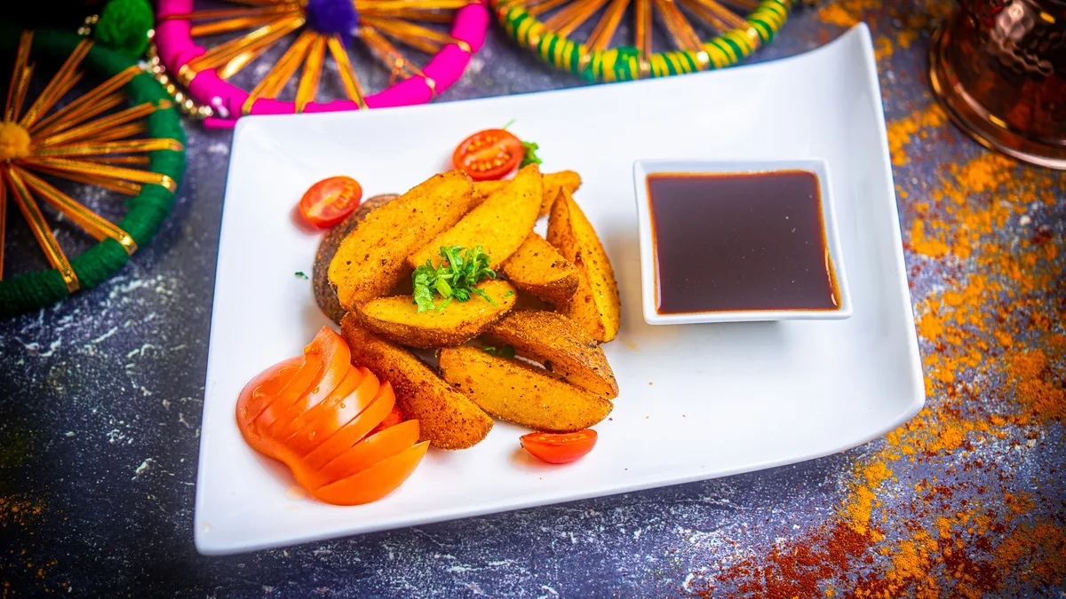 Crispy Potato Wedges