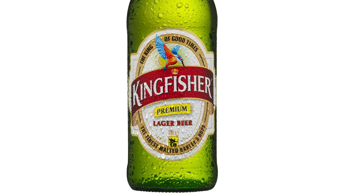 Kingfisher Indian Beer 4.8%, 0.33L