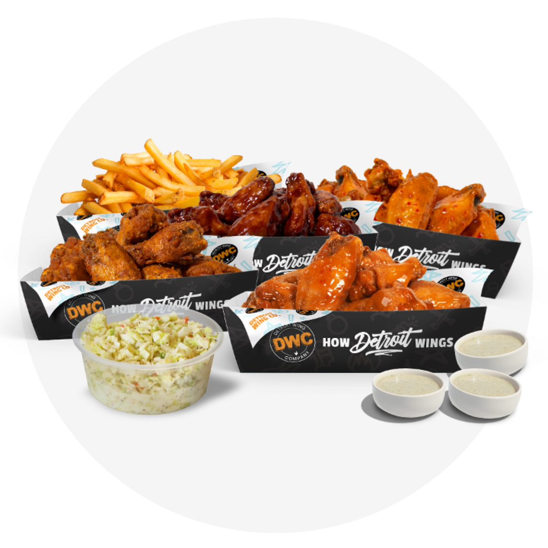 30 Classics, Large Side, Coleslaw, 3 Dips
