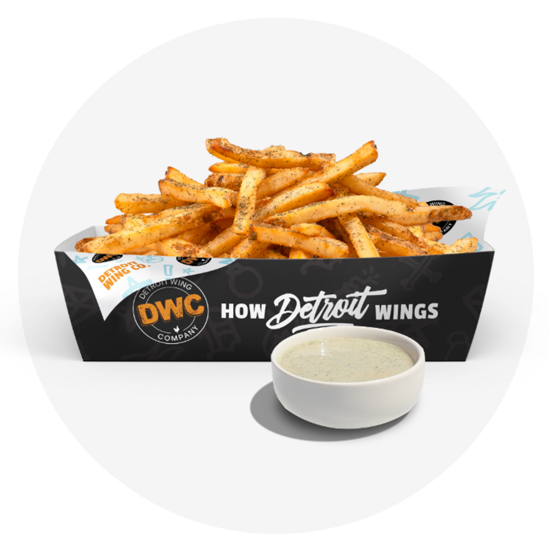 Dill Pickle Dunking Fries
