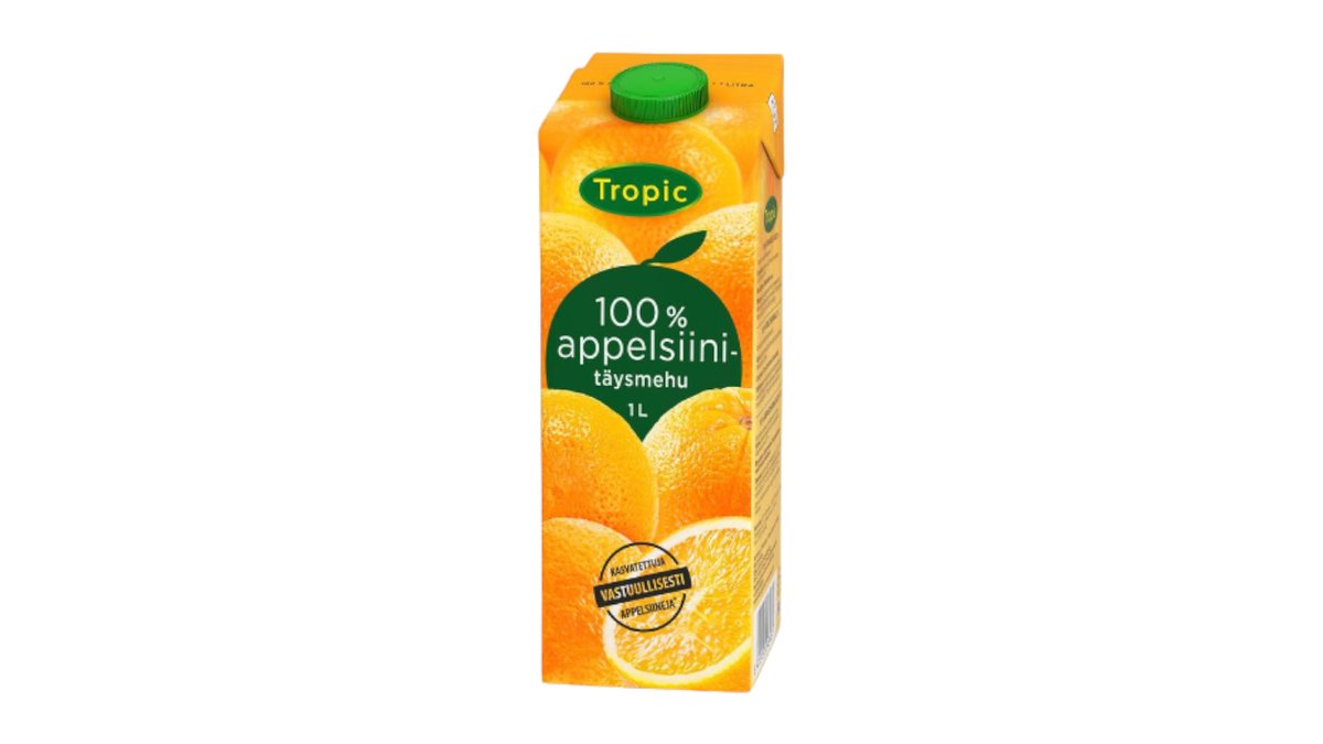 Appelsiini täysmehu 1l