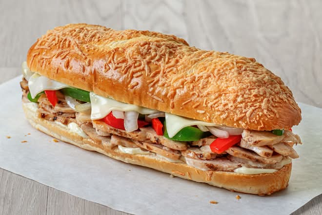 Asiago-crusted Chicken Philly (10" only)