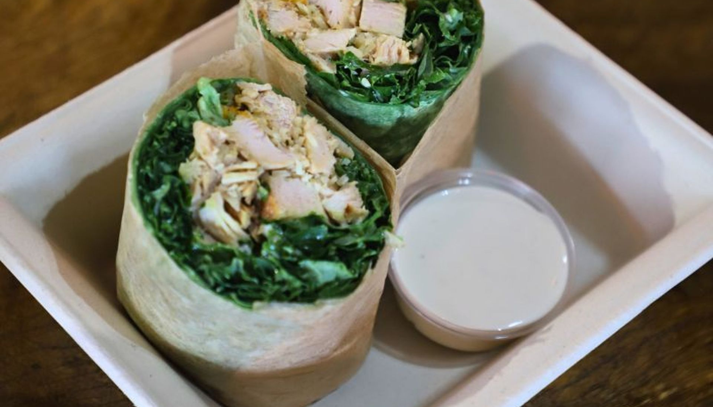 Kale Caesar Wrap